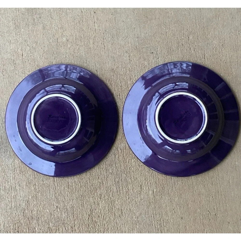 Tabletops BARCELONA LAVENDER Rim Soup bowl  10